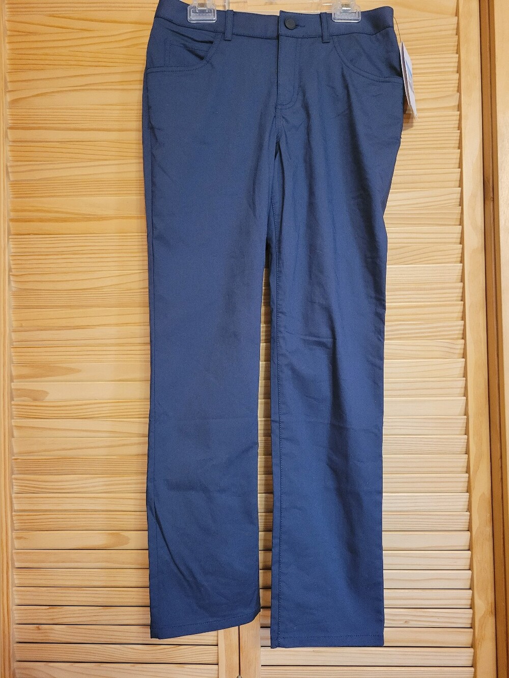 Nike Dri Fit Big Kids Boys 5 pocket golf pants Navy size Medium NEW WITH TAG - Picture 2 of 7